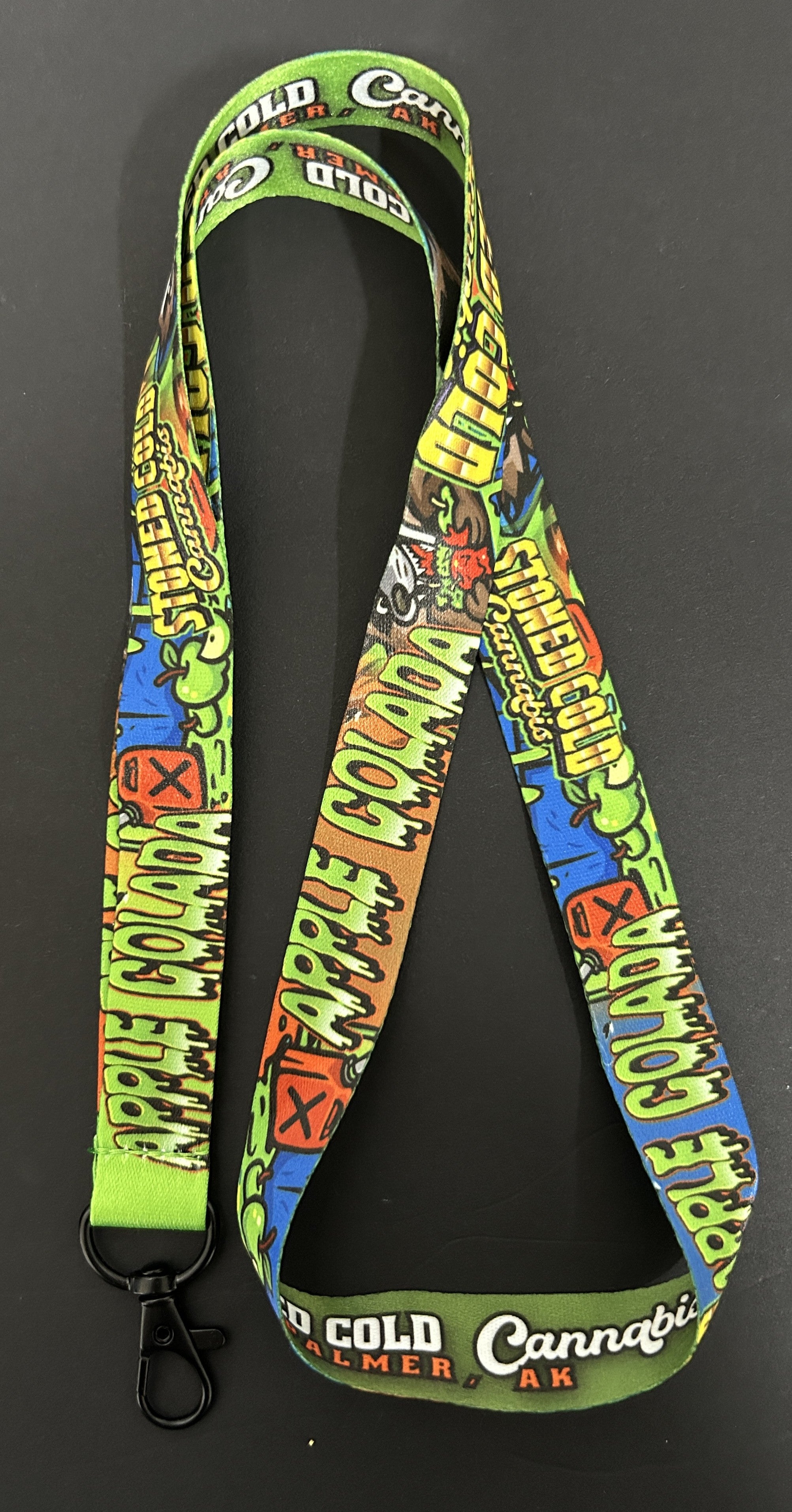 Stoned Cold Cannabis Apple Colada Lanyard