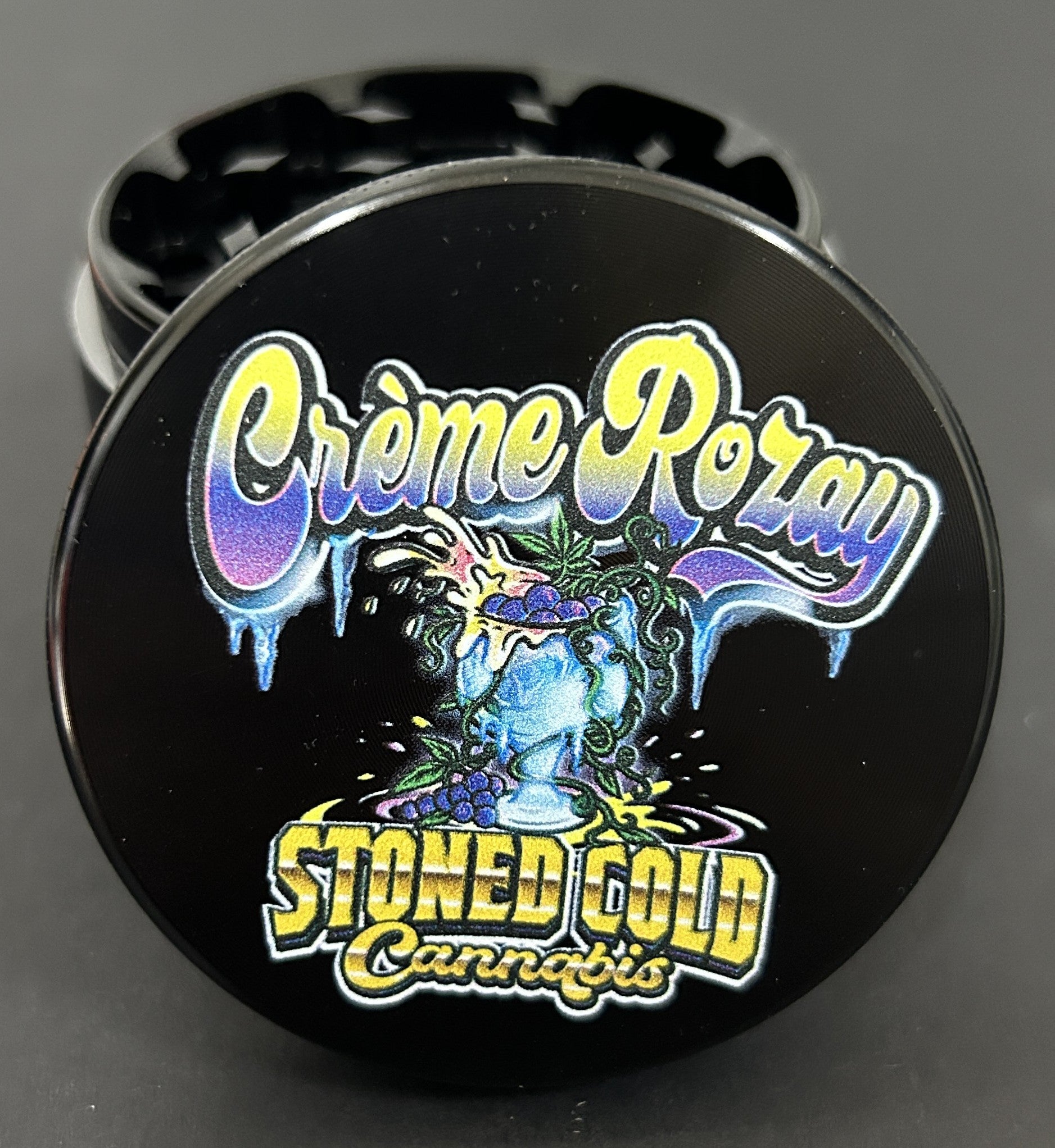 Crème Rozay Stoned Cold Cannabis grinder