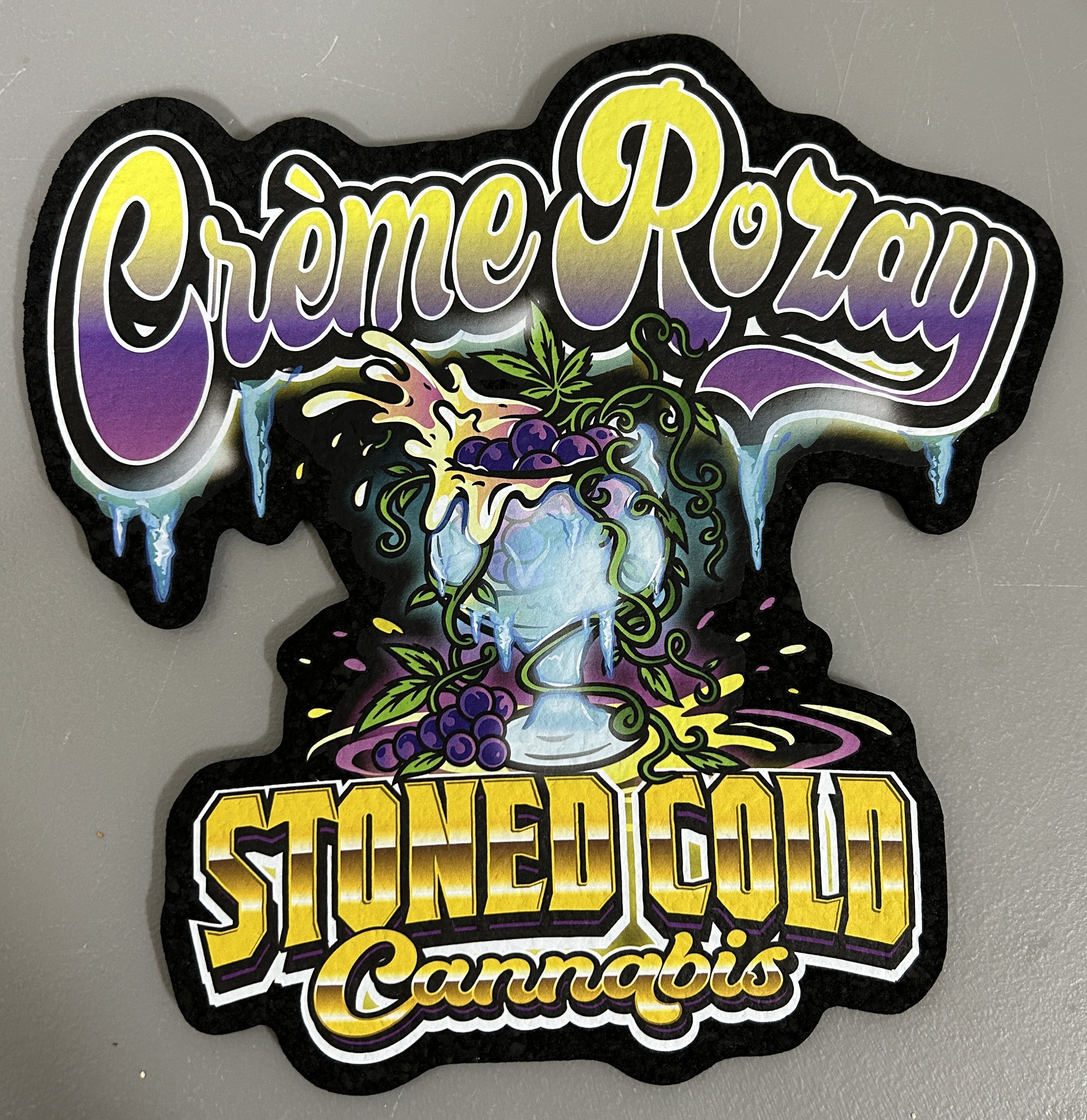Limited Edition Stoned Cold Cannabis Crème Rozay Moodmat