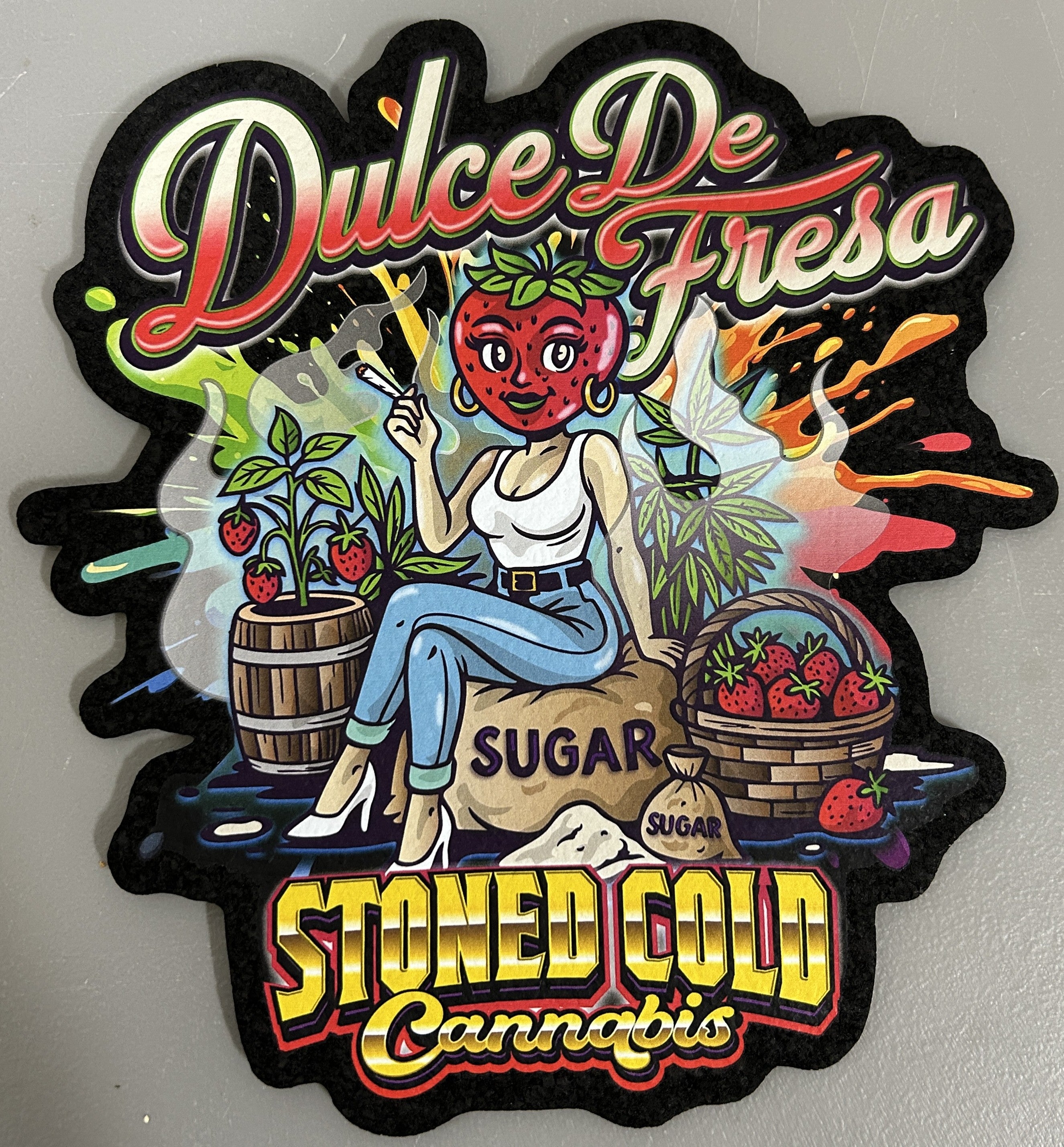 Limited Edition Stoned Cold Cannabis Dulce De Fresa Moodmat