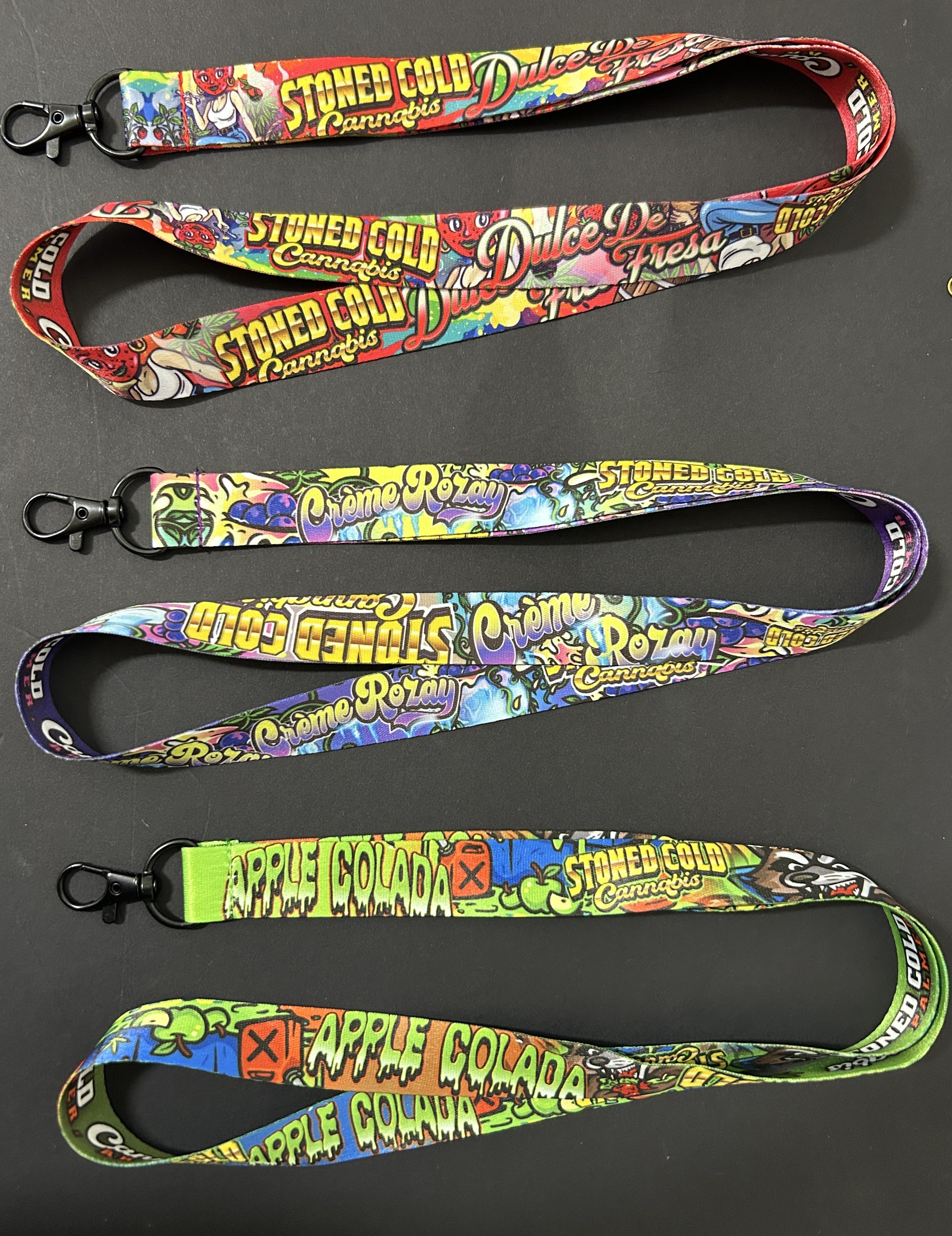 Stoned Cold Cannabis Lanyard 3 Pack
